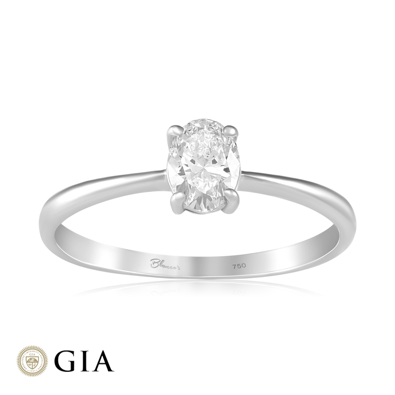 Inel Logodna Aur 18k Diamant GIA BLANCO'S