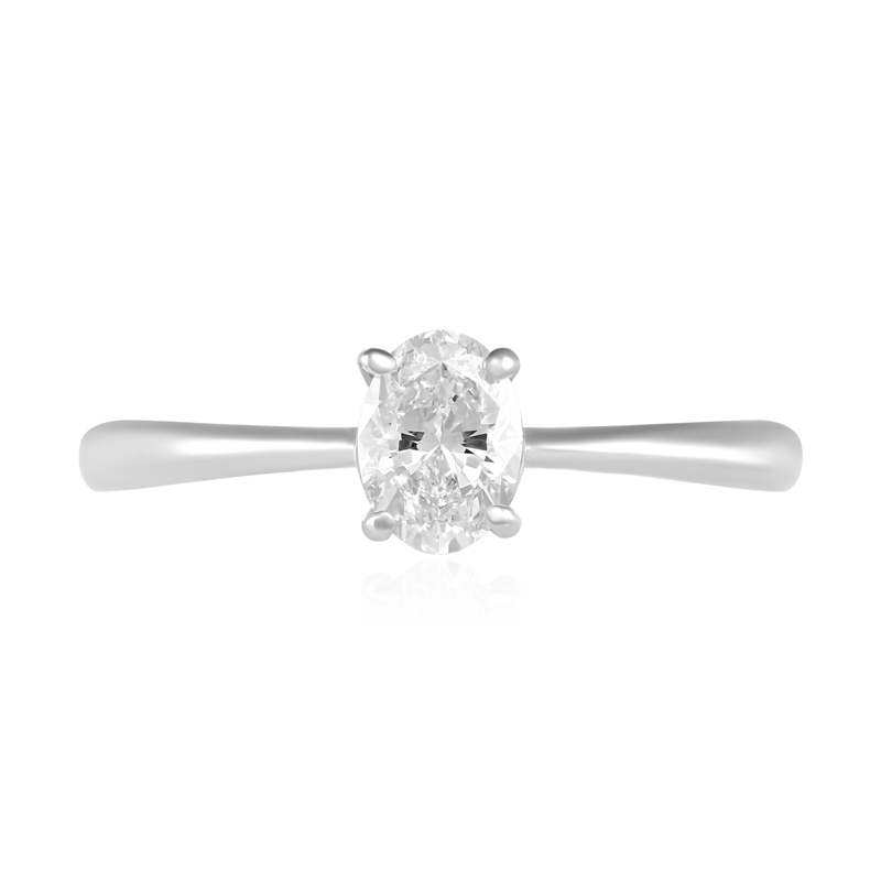 Inel Logodna Aur 18k Diamant GIA BLANCO'S