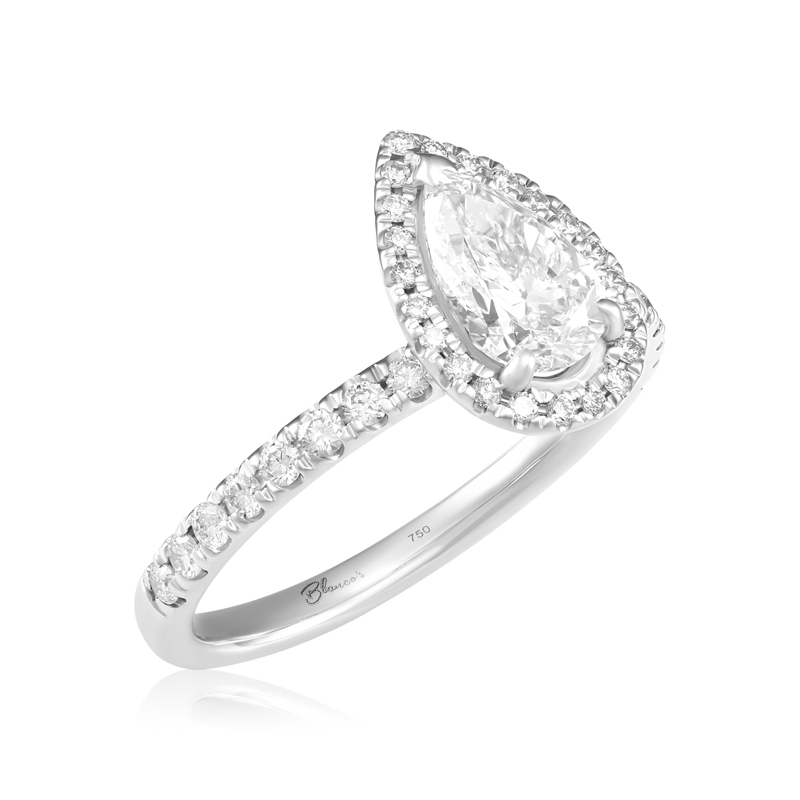 Inel Logodna Aur 18k Diamant GIA BLANCO'S