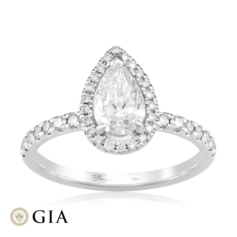 Inel Logodna Aur 18k Diamant GIA BLANCO'S