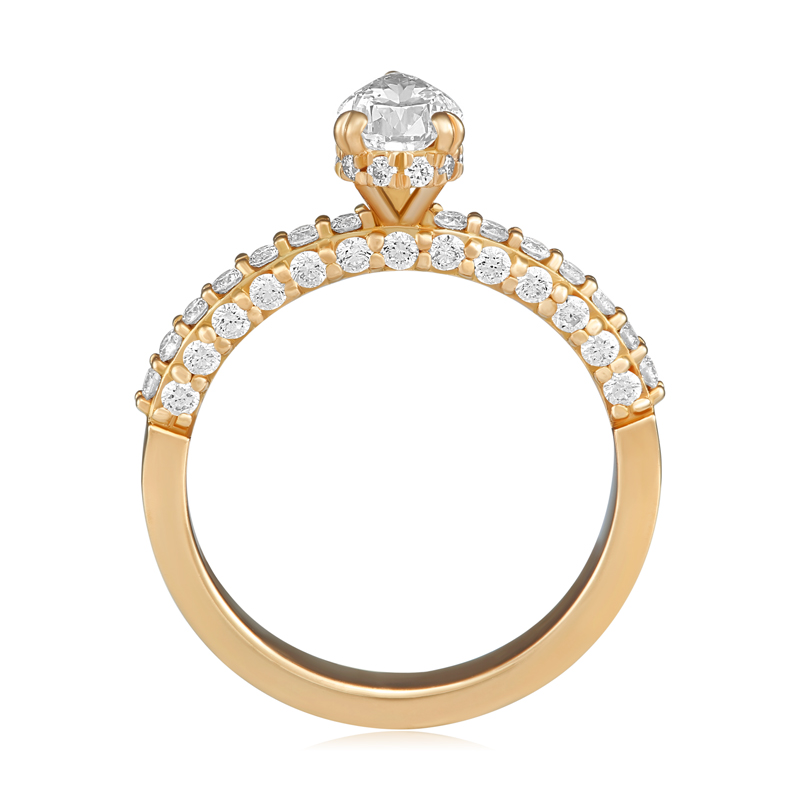 Inel Logodna Aur 18k Diamant GIA BLANCO'S