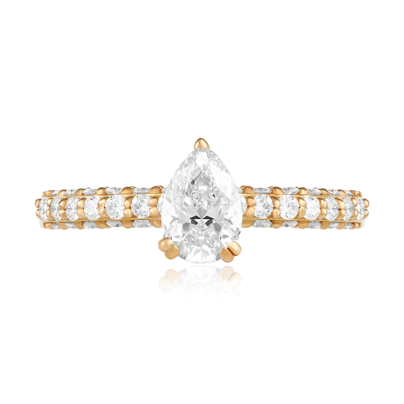 Inel Logodna Aur 18k Diamant GIA BLANCO'S