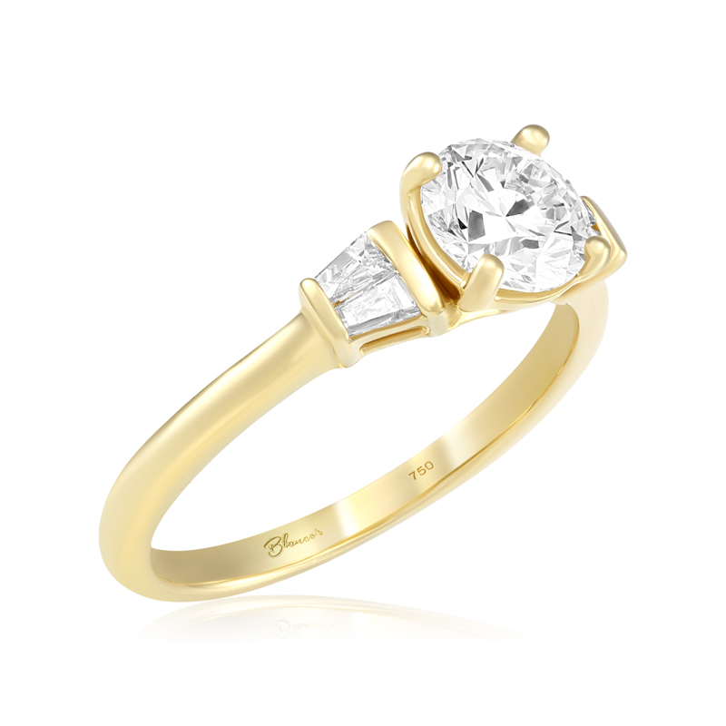 Inel Logodna Aur 18k Diamant GIA BLANCO'S