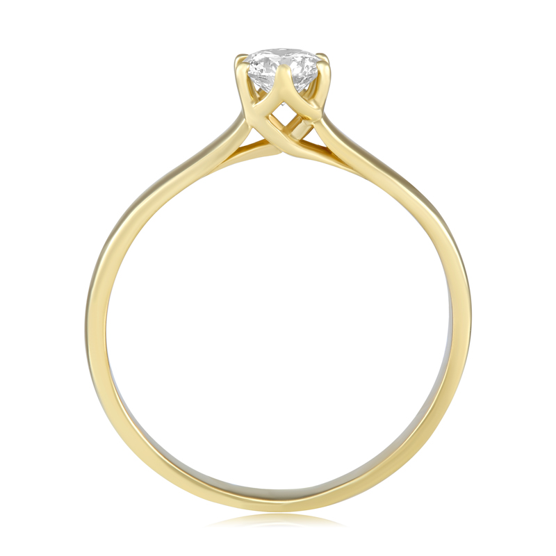 Inel Logodna Aur 18k Diamant GIA BLANCO'S