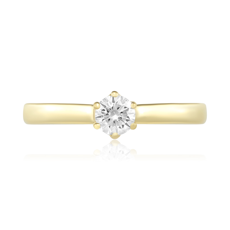 Inel Logodna Aur 18k Diamant GIA BLANCO'S