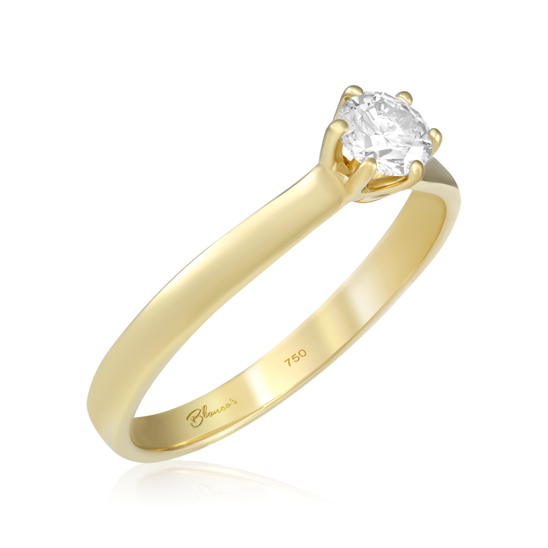 Inel Logodna Aur 18k Diamant GIA BLANCO'S