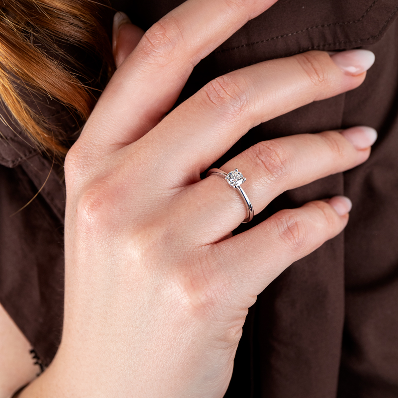 Inel Logodna Platina 950 Diamant GIA BLANCO'S 