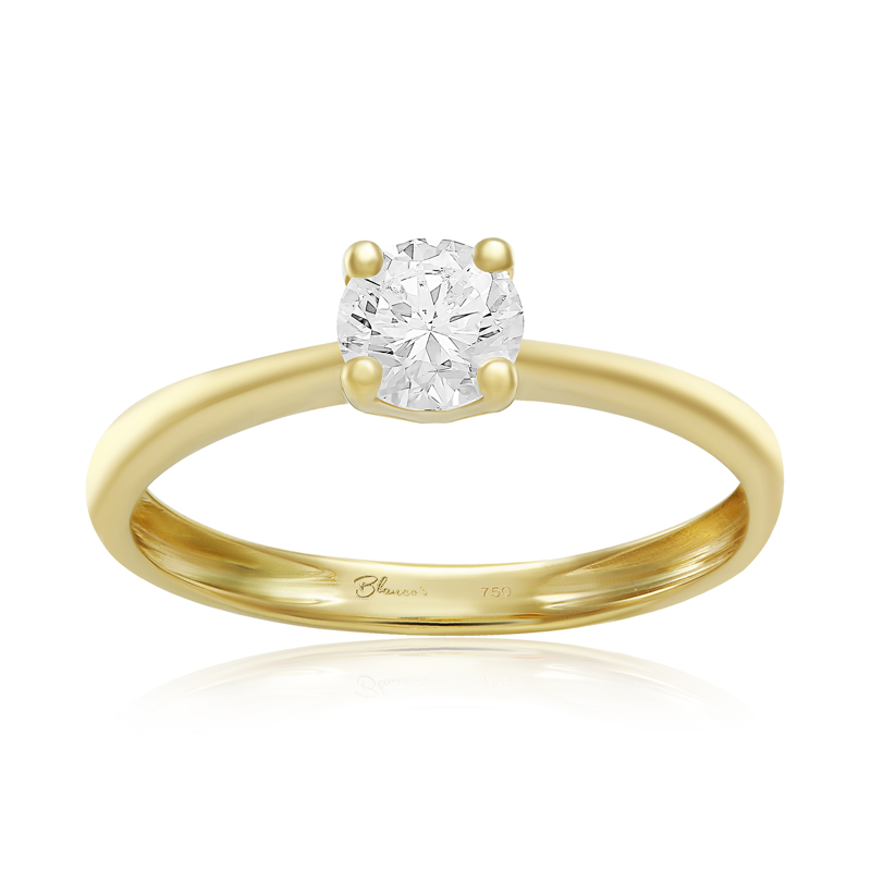 Inel Logodna Aur 18k Diamant GIA BLANCO'S