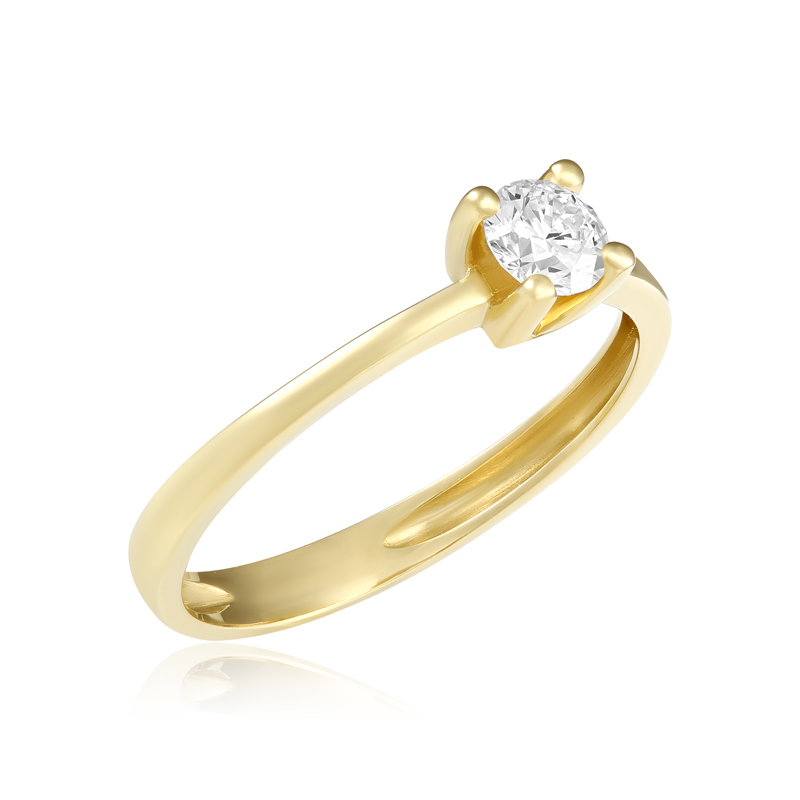 Inel Logodna Aur 18k Diamant GIA BLANCO'S