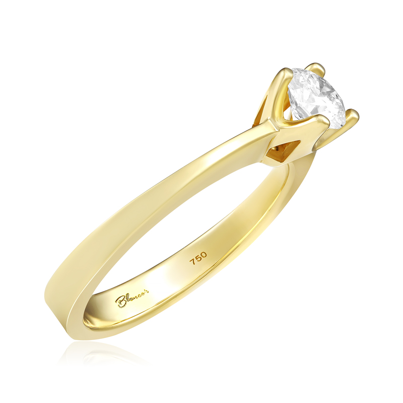 Inel Logodna Aur 18k Diamant GIA BLANCO'S 