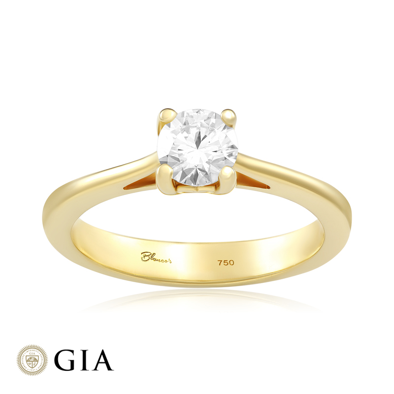 Inel Logodna Aur 18k Diamant GIA BLANCO'S