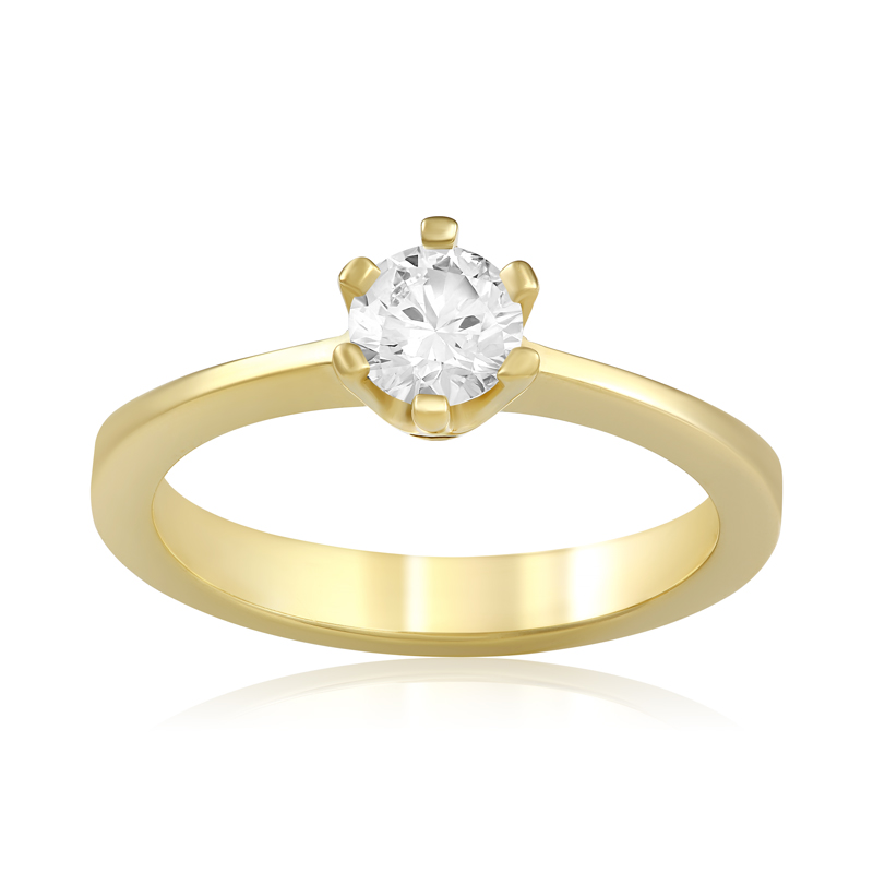 Inel Logodna Aur 18k Diamant GIA BLANCO'S Inel Logodna Aur 18k Diamant GIA BLANCO'S