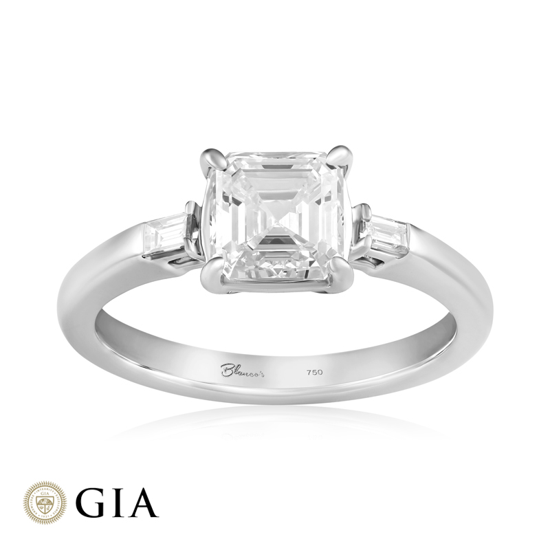 Inel Logodna Aur 18k Diamant GIA BLANCO'S