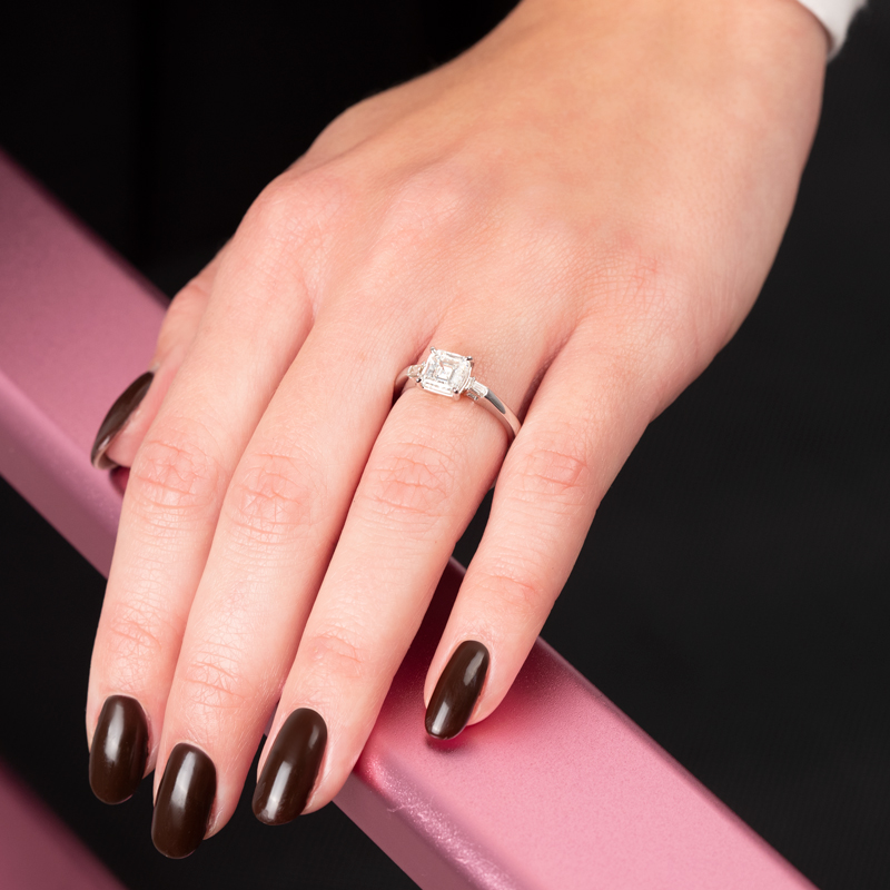 Inel Logodna Aur 18k Diamant GIA BLANCO'S