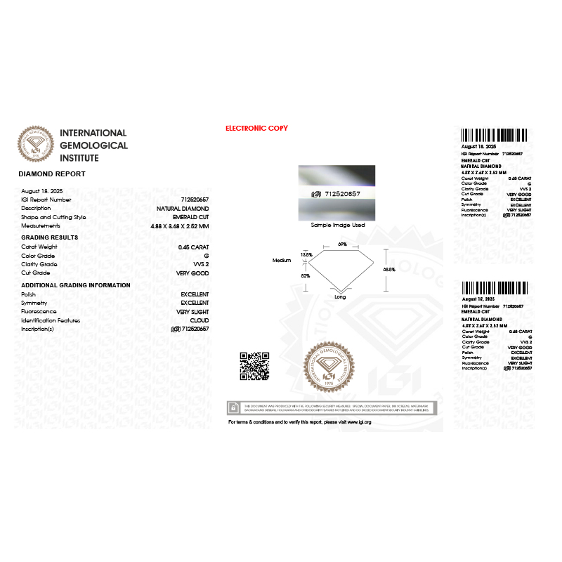 Inel Logodna Aur 18k Diamant IGI BLANCO'S