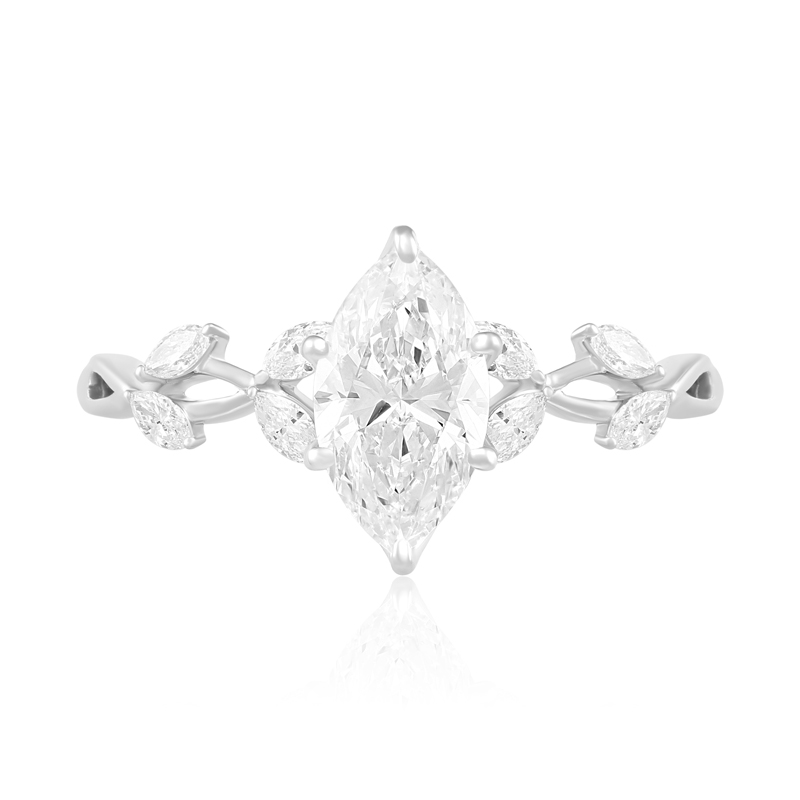 Inel Logodna Aur 18k Diamant IGI BLANCO'S