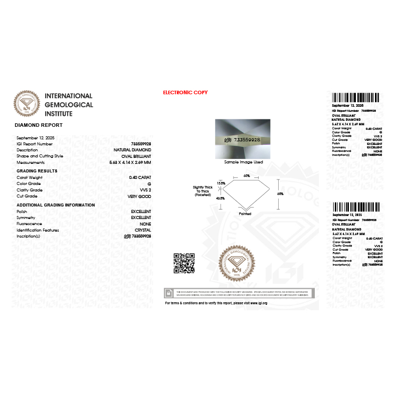 Inel Logodna Aur 18k Diamant IGI BLANCO'S