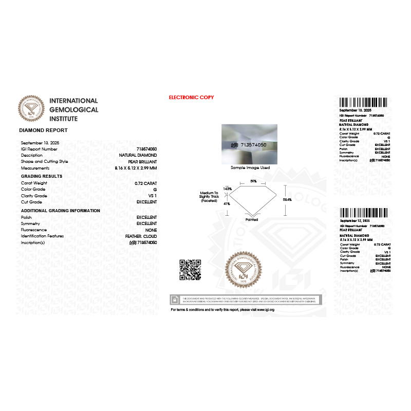 Inel Logodna Aur 18k Diamant IGI BLANCO'S