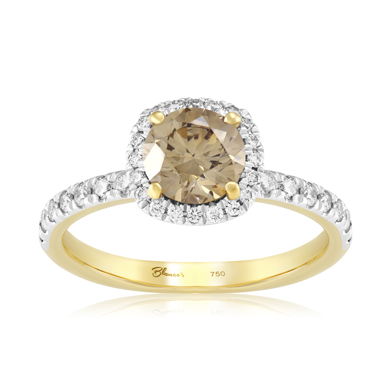 Inel Logodna Aur 18k Diamant IGI BLANCO'S