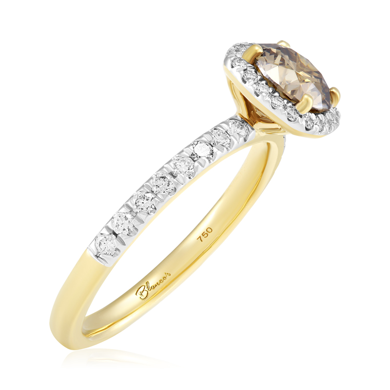 Inel Logodna Aur 18k Diamant IGI BLANCO'S