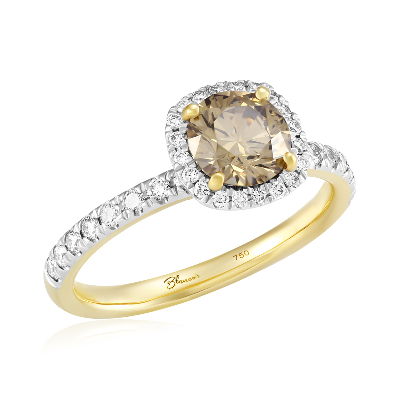 Inel Logodna Aur 18k Diamant IGI BLANCO'S