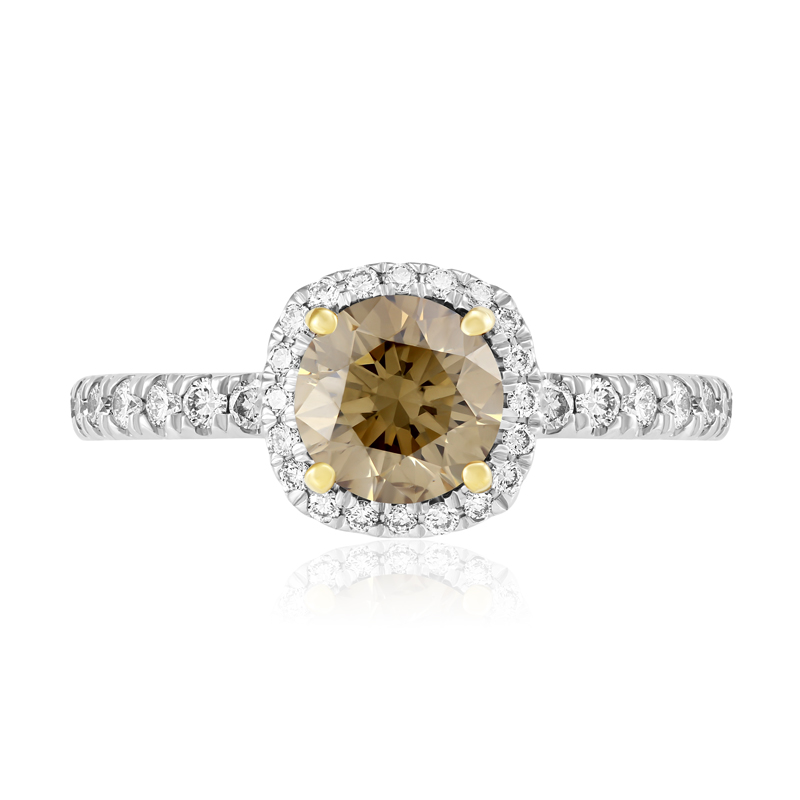 Inel Logodna Aur 18k Diamant IGI BLANCO'S