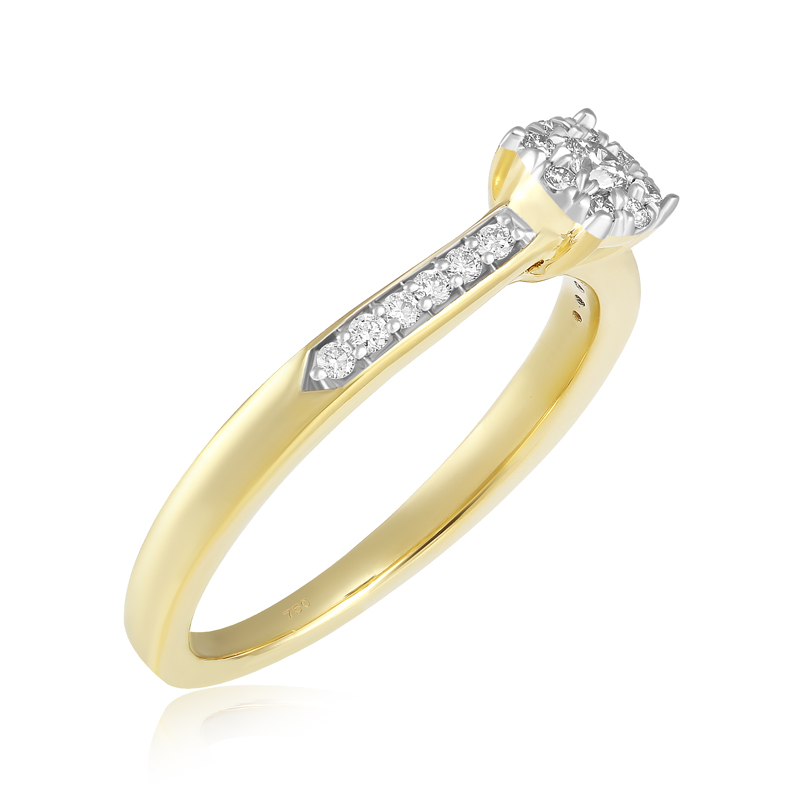 Inel Logodna Aur 18k Diamante BLANCO'S Inel Logodna Aur 18k Diamante BLANCO'S