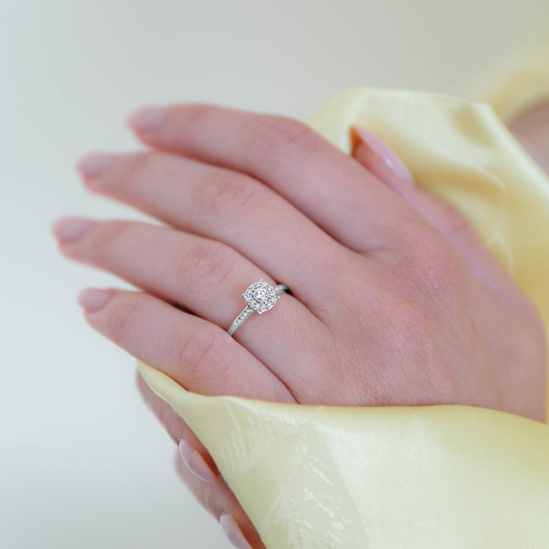 Inel Logodna Aur 18k Diamante BLANCO'S Inel Logodna Aur 18k Diamante BLANCO'S