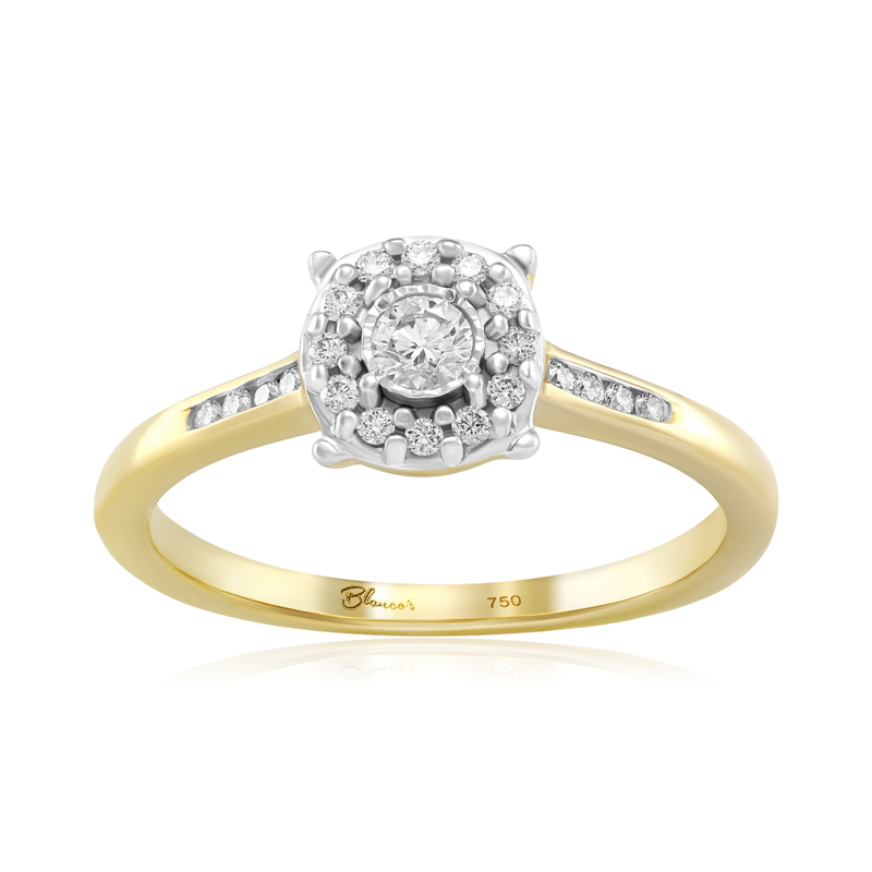 Inel Logodna Aur 18k Diamante BLANCO'S Inel Logodna Aur 18k Diamante BLANCO'S