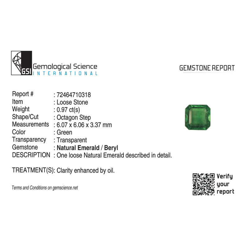 Inel Aur 18k Diamante, Smarald DERUVO