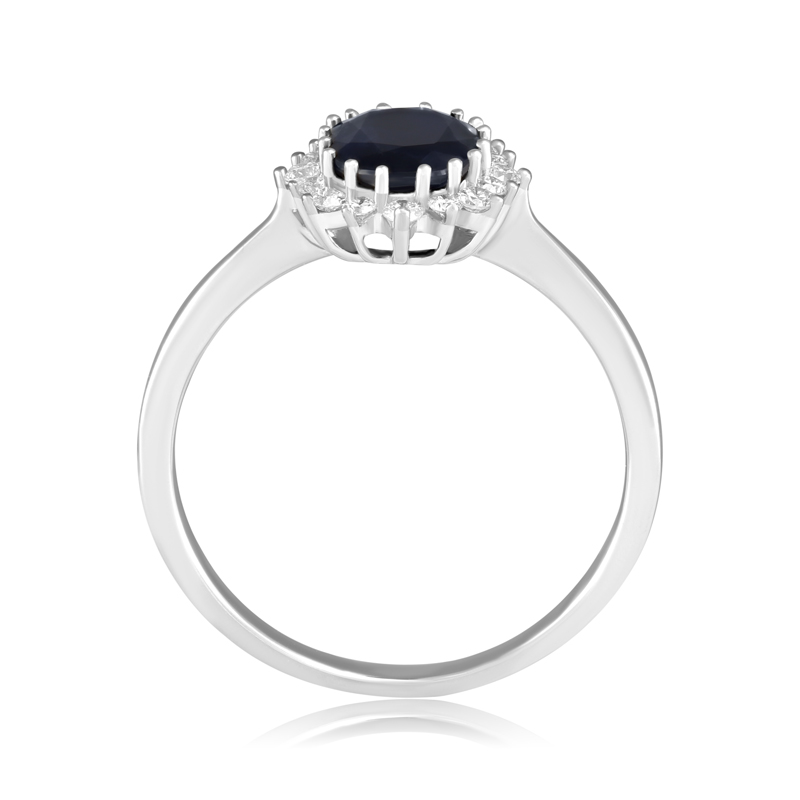 Inel Aur 18k Diamante, Safir DERUVO Inel Aur 18k Diamante, Safir DERUVO
