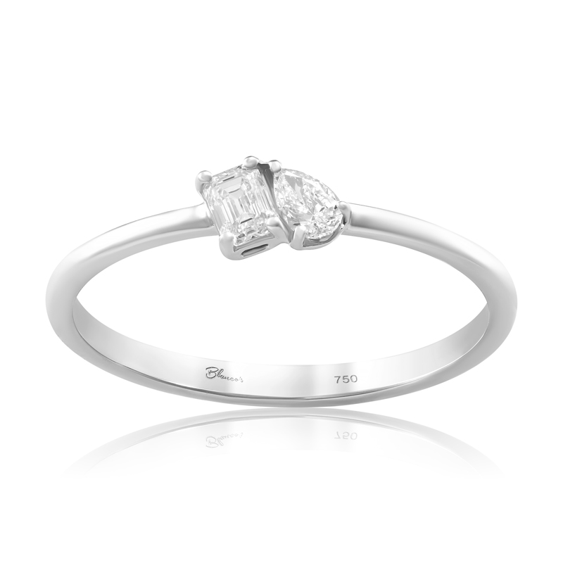 Inel Logodna Aur 18k Diamante BLANCO'S