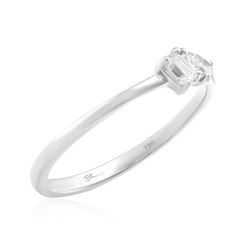 Inel Logodna Aur 18k Diamante BLANCO'S