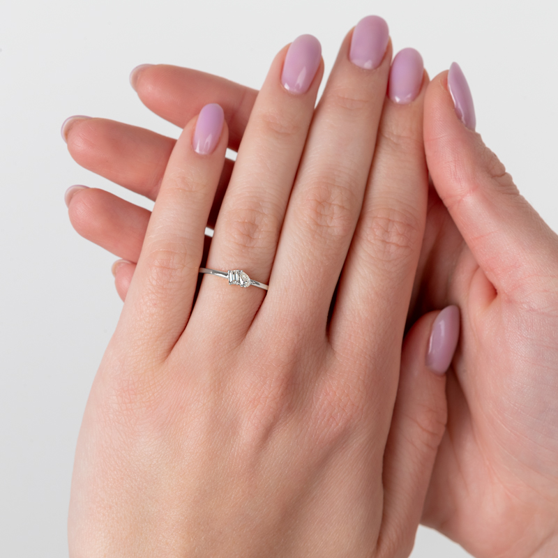 Inel Logodna Toi et Moi Aur 18k Diamante BLANCO'S