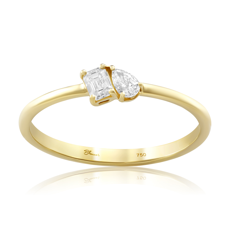 Inel Logodna Aur 18k Diamante BLANCO'S