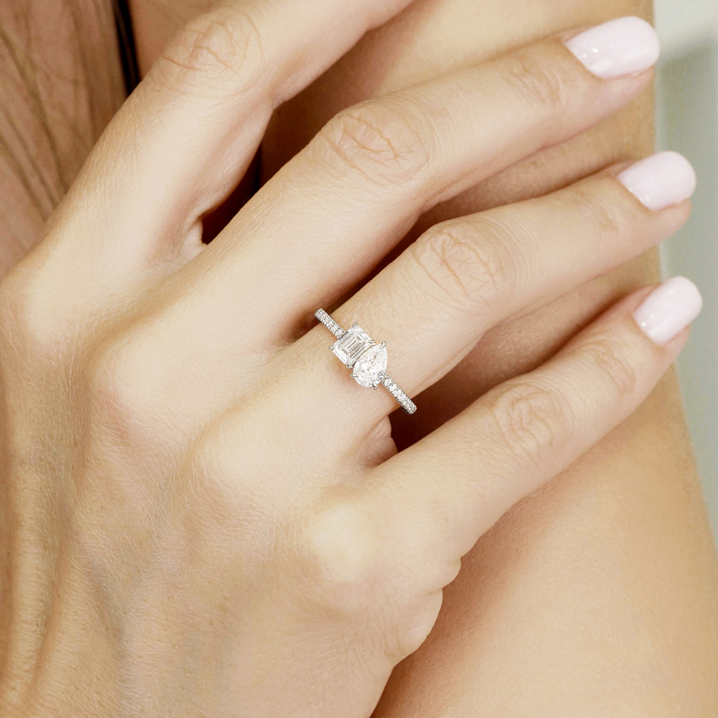 Inel Logodna Aur 18k Diamante BLANCO'S Inel Logodna Aur 18k Diamante BLANCO'S