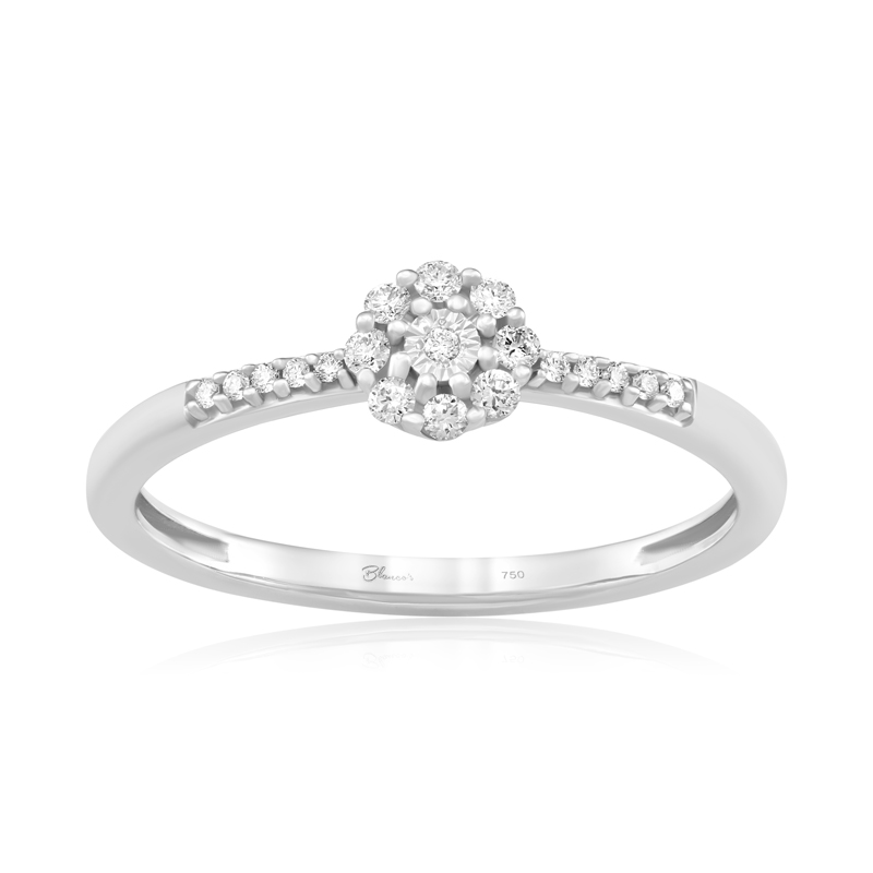 Inel Logodna Aur 18k Diamante BLANCO'S