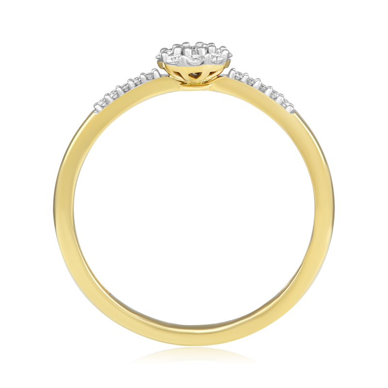 Inel Logodna Aur 18k Diamante BLANCO'S