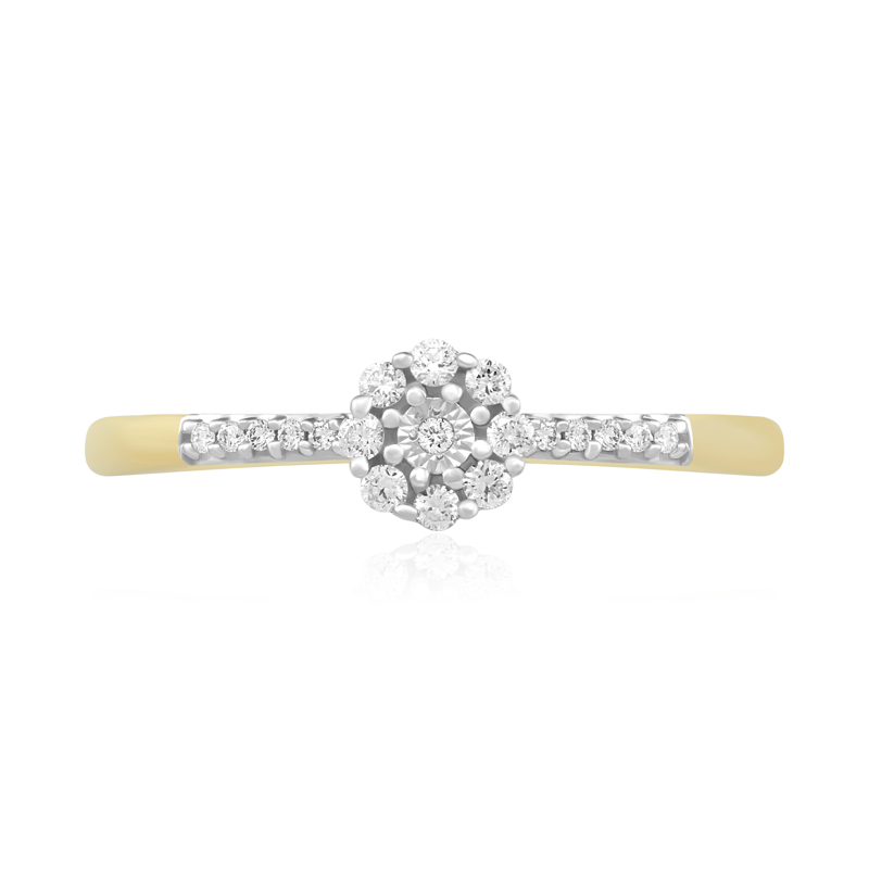 Inel Logodna Aur 18k Diamante BLANCO'S