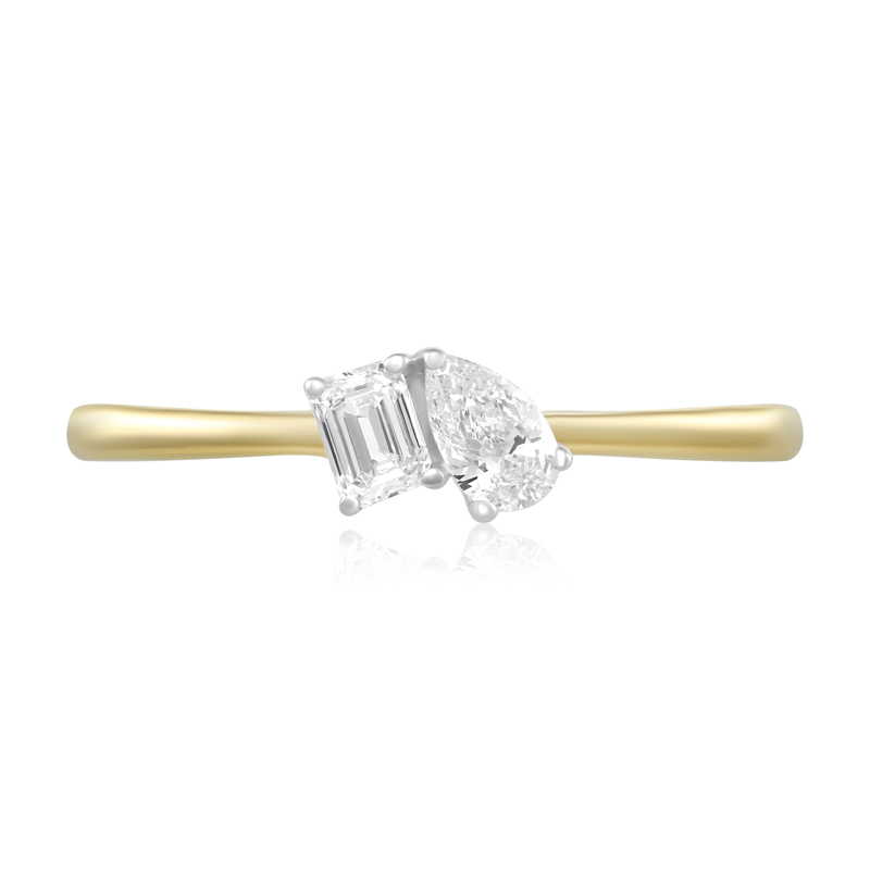 Inel Logodna Toi et Moi Aur 18k Diamante BLANCO'S