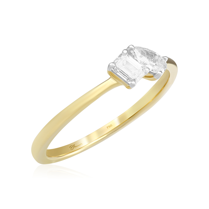 Inel Logodna Toi et Moi Aur 18k Diamante BLANCO'S