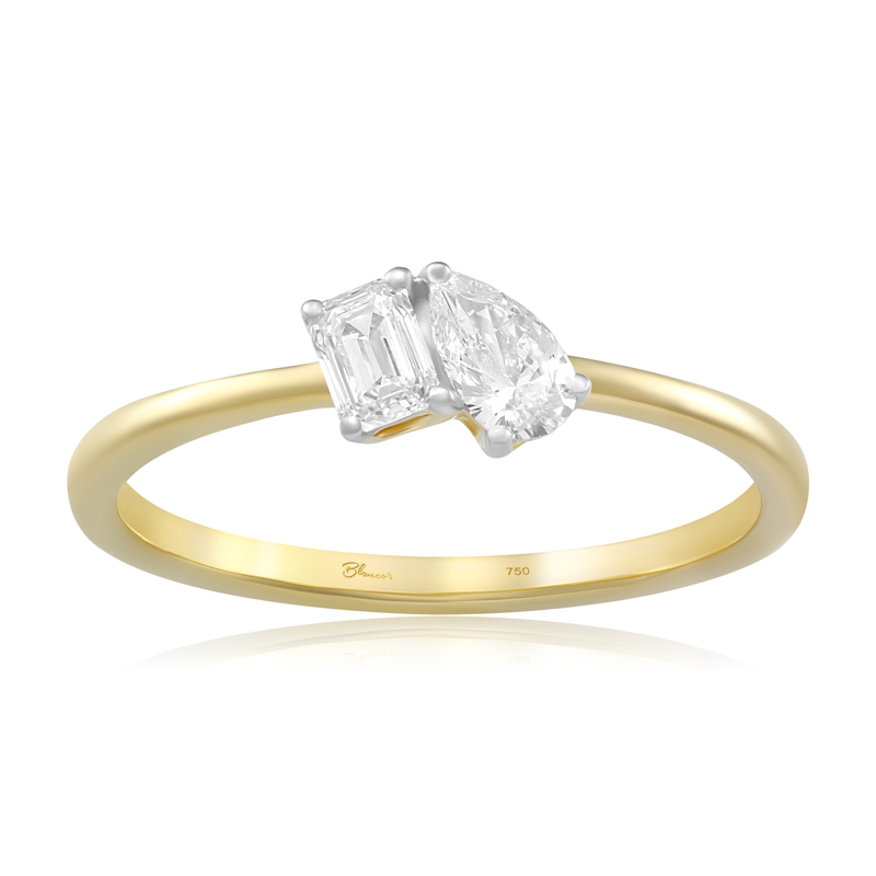 Inel Logodna Toi et Moi Aur 18k Diamante BLANCO'S