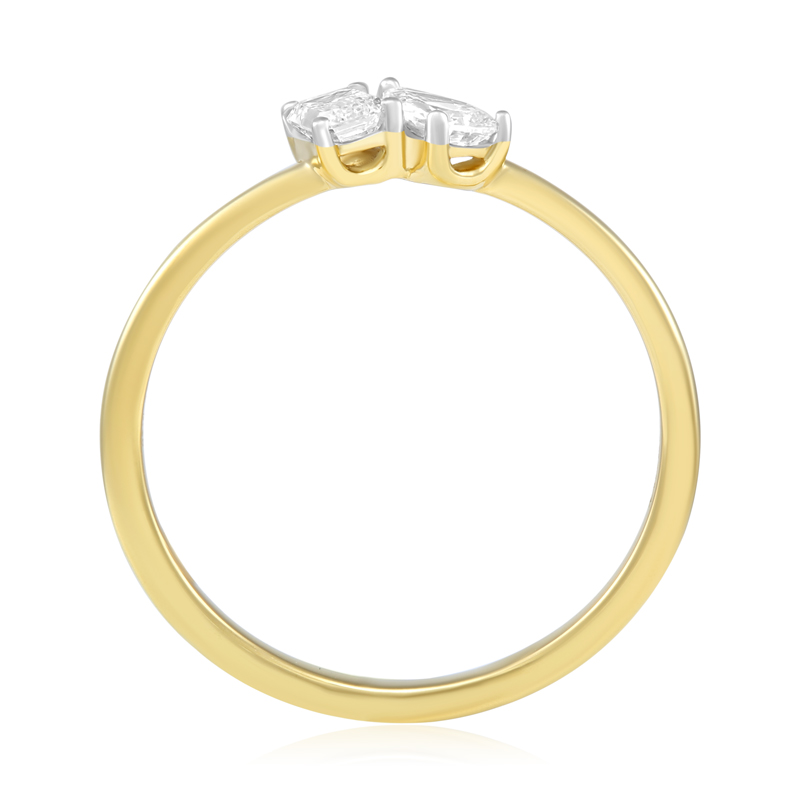 Inel Logodna Toi et Moi Aur 18k Diamante BLANCO'S