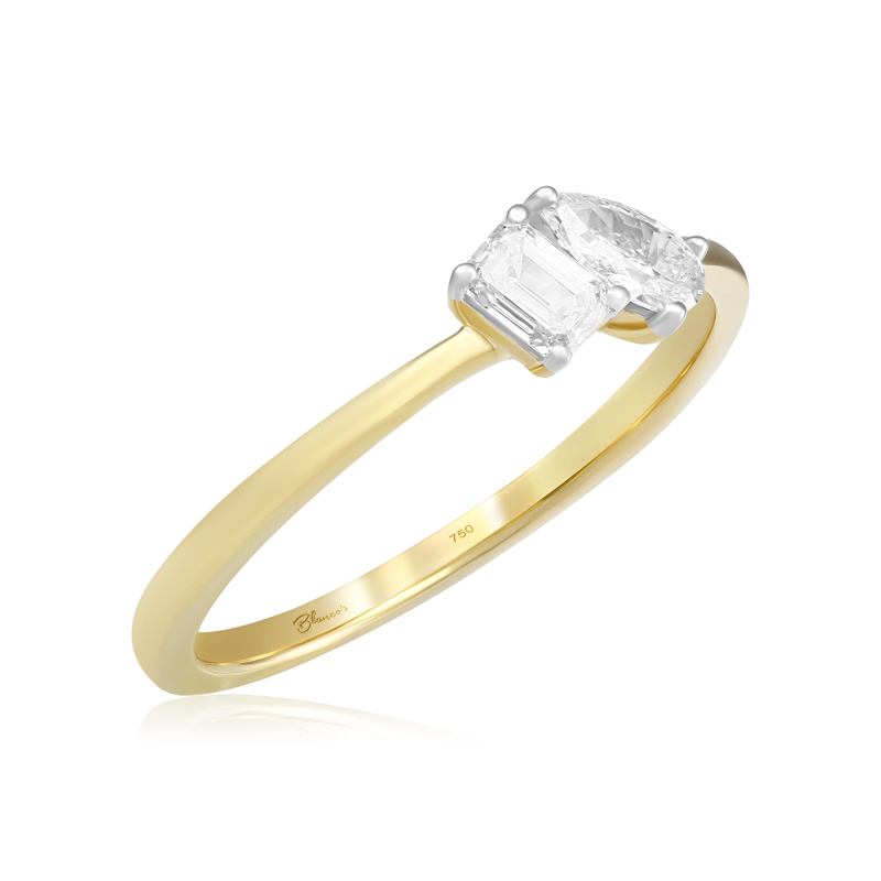 Inel Logodna Toi et Moi Aur 18k Diamante BLANCO'S