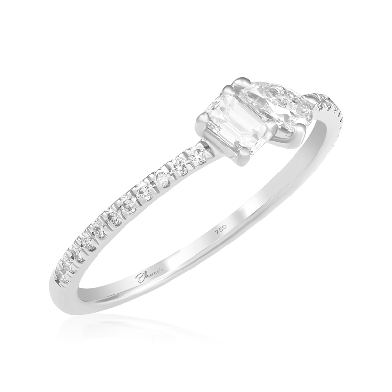 Inel Logodna Toi et Moi Aur 18k Diamante BLANCO'S