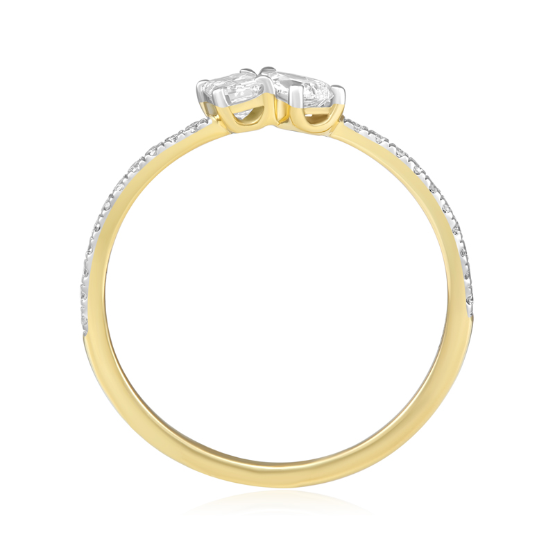 Inel Logodna Toi et Moi Aur 18k Diamante BLANCO'S