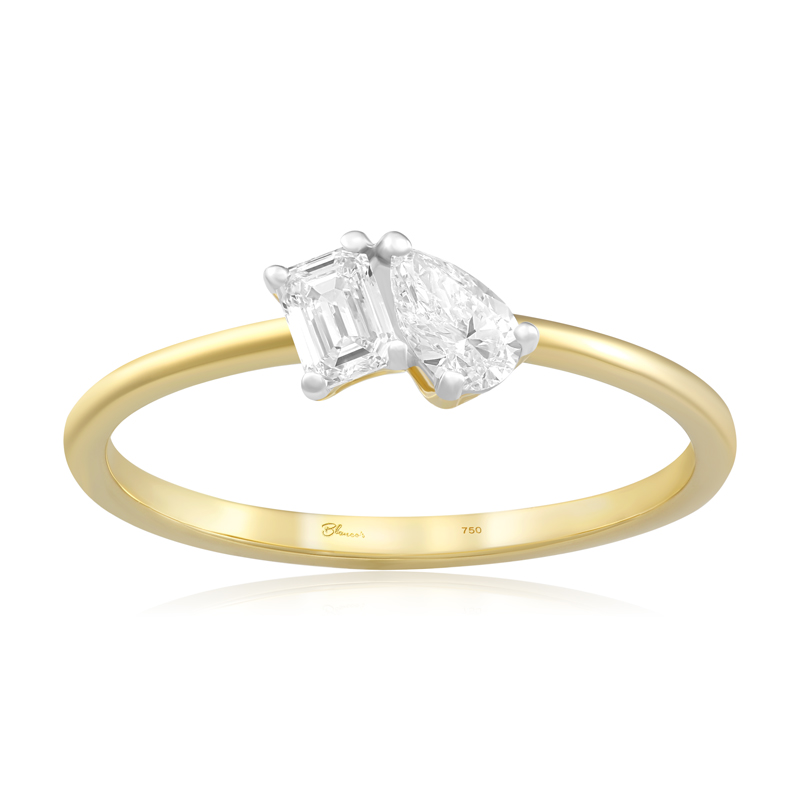 Inel Logodna Toi et Moi Aur 18k Diamante BLANCO'S