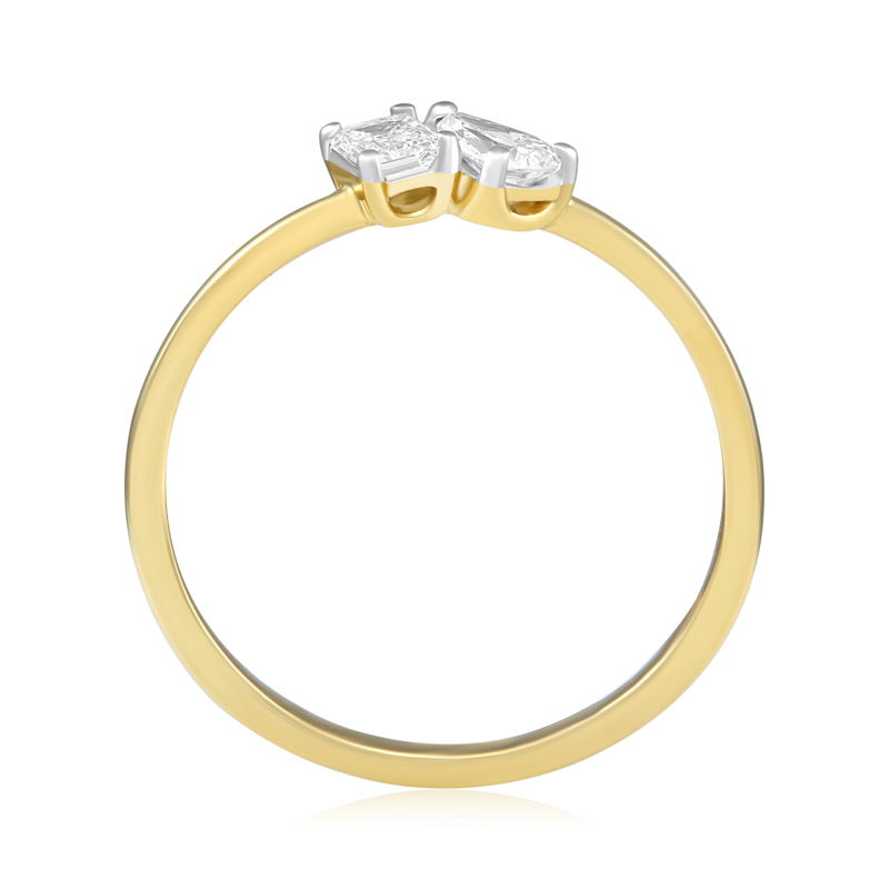 Inel Logodna Toi et Moi Aur 18k Diamante BLANCO'S