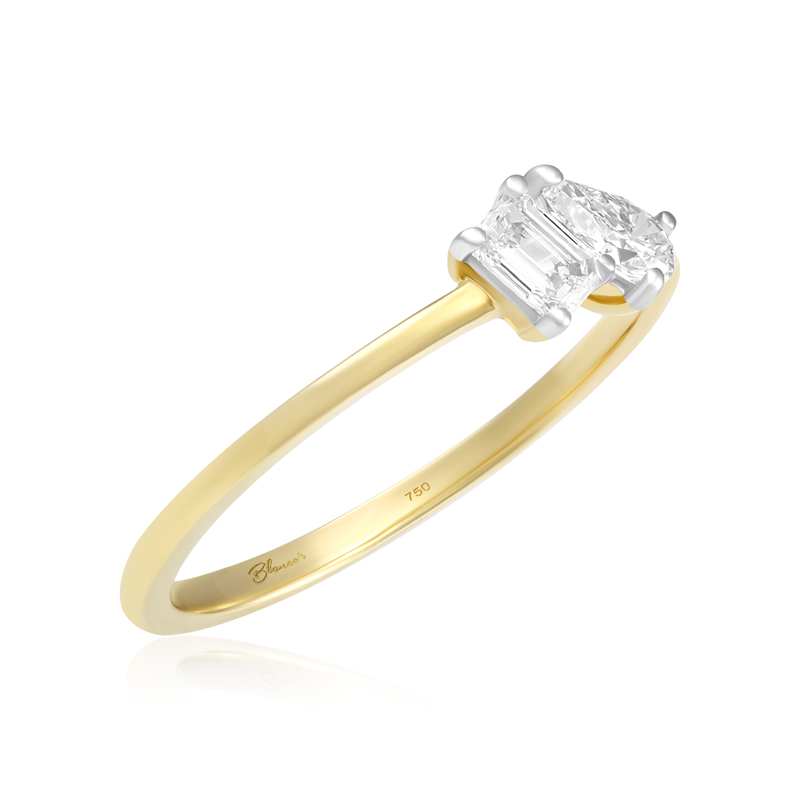 Inel Logodna Toi et Moi Aur 18k Diamante BLANCO'S