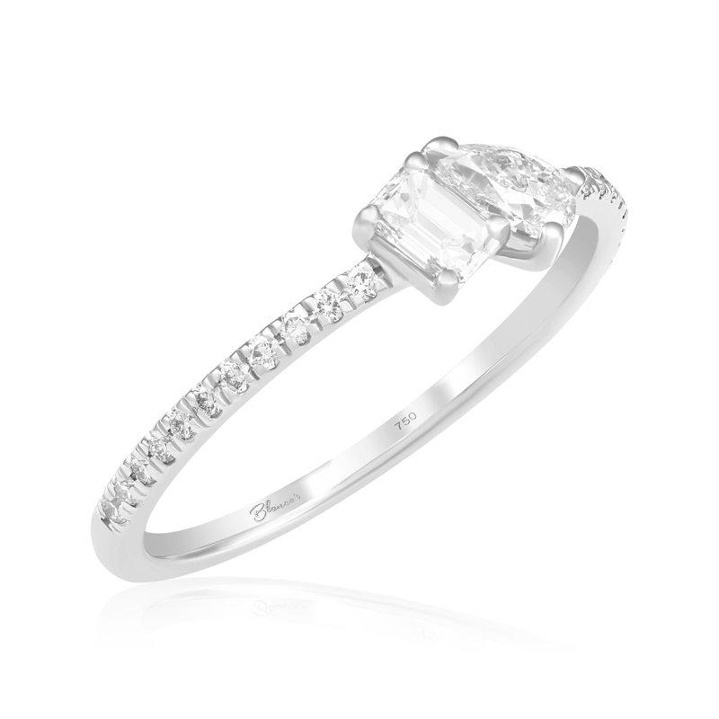 Inel Logodna Toi et Moi Aur 18k Diamante BLANCO'S